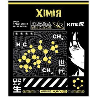 Тетрадь предметная Kite Cyber K25-240-26, 48 листов, клетка, химия