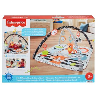 Коврик-игровой центр 3-в-1 Веселые развлечения Fisher-Price (HBP41)