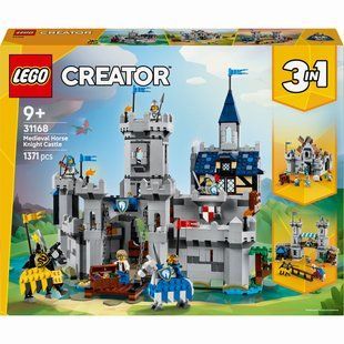 Конструктор Lego Creator Средневековый замок с рыцарем на коне (31168)