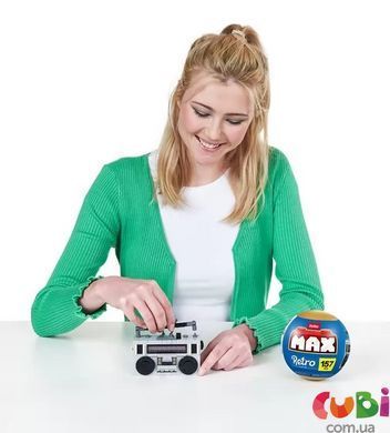 Конструктор в капсуле Max серии "Retro" S1 &ndash; Кассетный магнитофон (83185DGQ8), комбинированый