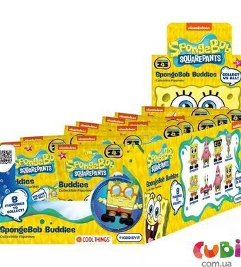 Фігурка-сюрприз COOL THINGS серії "Buddies 3D" - ГУБКА БОБ