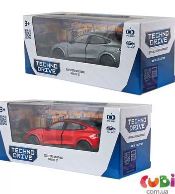Автомодель - FORD MUSTANG MACH-E GT 2023 (червоний, сріблясто-сірий)