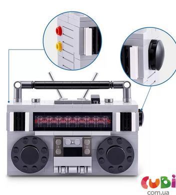 Конструктор в капсуле Max серии "Retro" S1 &ndash; Кассетный магнитофон (83185DGQ8), комбинированый