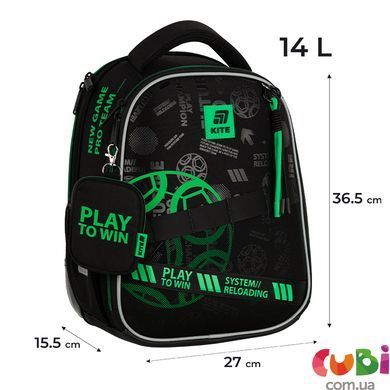 Шкільний набір Kite Education Play&Win SET_K25-555S-2 (рюкзак, пенал, сумка), комбінований