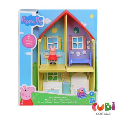 Игровой набор Peppa - ДОМ ПЕППЫ (домик с мебелью, фигурка Пеппы)