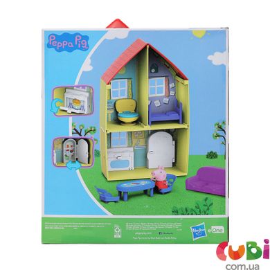 Игровой набор Peppa - ДОМ ПЕППЫ (домик с мебелью, фигурка Пеппы)