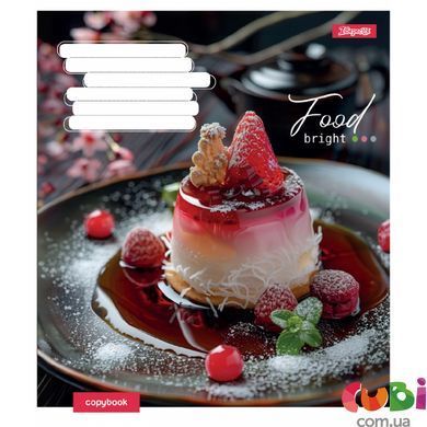 Зошит учнівський шкільний, А5 60 клітинка, 1В Bright Food, 768136