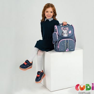 Рюкзак школьный каркасный Kite Education Studio Pets SP25-501S, комбинированый