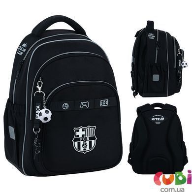 Школьный рюкзак Kite Education FC Barcelona (BC26-763M), Чорний