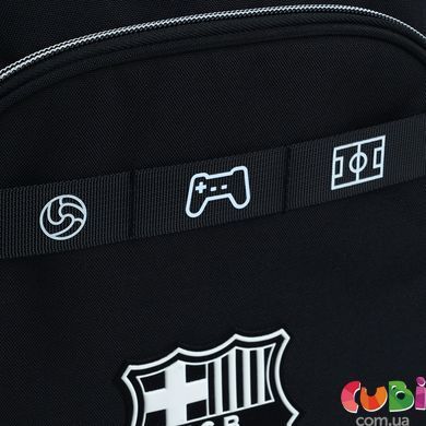 Школьный рюкзак Kite Education FC Barcelona (BC26-763M), Чорний