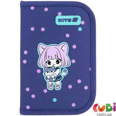 Пенал Kite 1 отделение, 2 отворота, без наполнения 622 Be Friends (K26-622-3), Синій