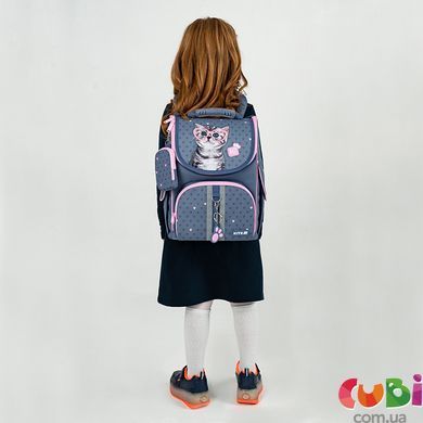 Рюкзак школьный каркасный Kite Education Studio Pets SP25-501S, комбинированый