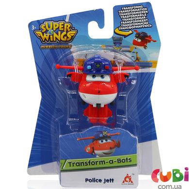 Ігрова фігурка-трансформер Super Wings Transform-a-Bots Police Jett, Джетт поліцейський, EU730031