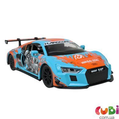 Машина металева АВТОПРОМ арт. 68291A(B) 1:24 Audi R8 LMS, батар, світло, звук, відкриваються дверцята, Різнобарвний