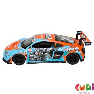 Машина металева АВТОПРОМ арт. 68291A(B) 1:24 Audi R8 LMS, батар, світло, звук, відкриваються дверцята, Різнобарвний