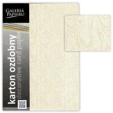 Декоративний картонний папір PAPIRUS А4, колір кремовий. 220г м2 (A4 PAPIRUS cream), 201002