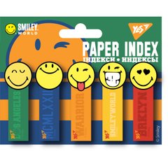 Индексы бумажные YES "Smiley World.College" 50x15мм, 100 шт (5x20) (170285)