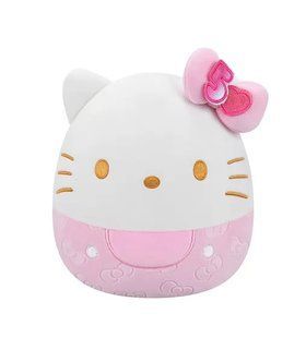 М'яка іграшка SQUISHMALLOWS &ndash; ХЕЛОУ КІТТІ У РОЖЕВОМУ (20 cm)