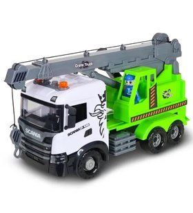 Автомодель серії "Mid Truck" &ndash; Автокран Scania (світло, звук) (3006KS), комбінований