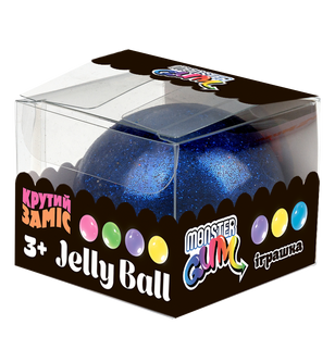 Іграшка Monster Gum "Крутий заміс" Jelly Ball 6 см