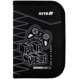 Пенал с наполнением Kite Player K25-622H-6, 1 отделение, 2 откидных клапана, комбинированый
