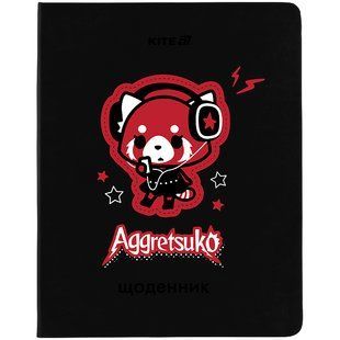 Дневник школьный Kite Aggretsuko AR25-264, твердая обложка, PU