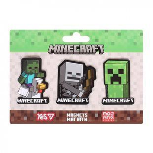 Магниты фигурные Yes "Minecraft", 3 шт 1 (708542)