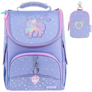 Рюкзак каркасный школьный Kite Education My Little Pony LP25-501S, комбинированый