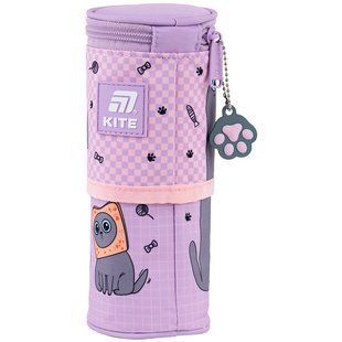 Пенал Kite Lazy Cats K25-684-3, комбинированый