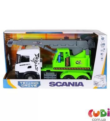 Автомобіль серії "Mid Truck" &ndash; Автокран Scania (світло, звук) (3006KS), комбинированый