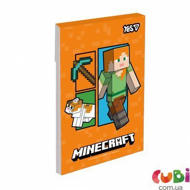 Блокнот YES А7/48 кл клей Minecraft (152567)