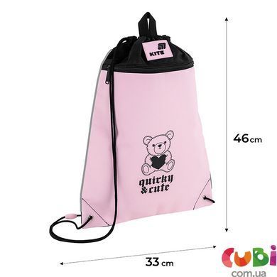 Сумка для обуви Kite 601M Quirky&Cute (K26-601M-47), Розовый