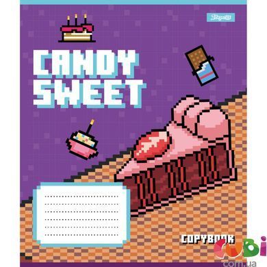 Тетрадь ученическая А5/12 кос. 1B Candy sweet.
