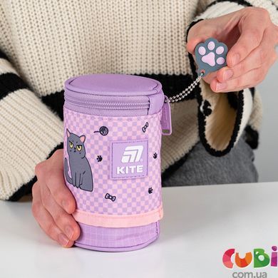 Пенал Kite Lazy Cats K25-684-3, комбинированый