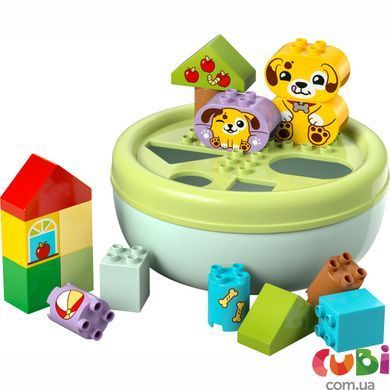 Конструктор Lego DUPLO Сортувальник фігур: будинок для цуценят, 10441, комбінований