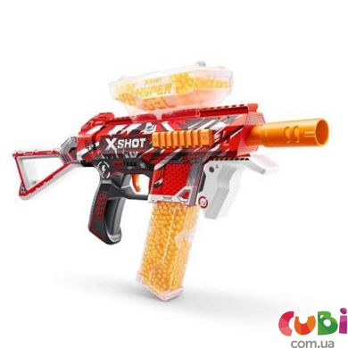 Зброя іграшкова швидкострільний бластер X-SHOT Hyper Gel medium (10 000 гелевих кульок), 36621R