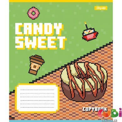 Тетрадь ученическая А5/12 кос. 1B Candy sweet.