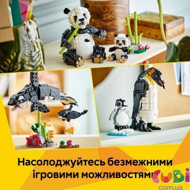 Конструктор Lego Creator Дикие животные: пандовые (31165), комбинированый