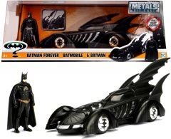 Машина металева Jada Бетмен назавжди (1995) Бетмобіль з фігуркою Бетмена, масштаб 1:24 (253215003)