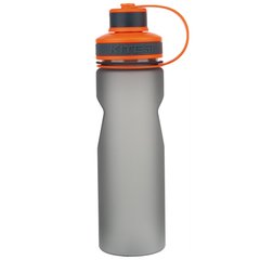 Бутылочка для воды Kite K21-398-01, 700 мл, серо-оранжевая, Помаранчевий
