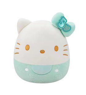 М'яка іграшка SQUISHMALLOWS &ndash; ХЕЛОУ КІТТІ У СМАРАГДОВОМУ (20 cm)