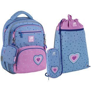 Школьный набор Kite Education Lovely SET K25-773M-1 (рюкзак, пенал, сумка), комбинированый