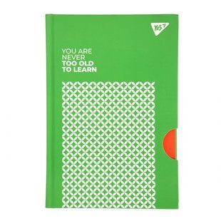 Блокнот YES А5/96 7БЦ "Success is built. Green", клетка (152053)