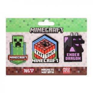 Магниты фигурные Yes "Minecraft", 3 шт 2 (708543)