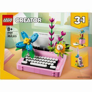 Конструктор Lego Creator Детская печатная машинка с цветами (31169), комбинированый