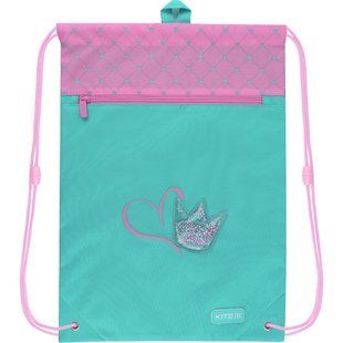 Сумка для обуви с карманом Kite Education Charming Crown K22-601M-15, комбинированый