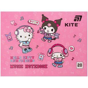 Тетрадь для нот Kite А5, 20 листочков, HK (HK26-405)