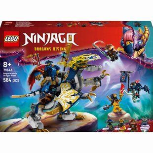 Конструктор Lego NINJAGO Разбойник: Робот-всадник на драконе (718430), комбинированый