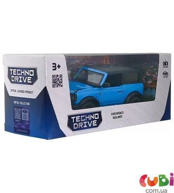 Автомодель &ndash; Ford Bronco Badlands (синий) (250393U), комбинированый