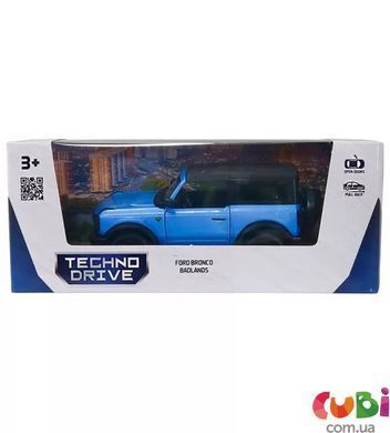 Автомодель &ndash; Ford Bronco Badlands (синий) (250393U), комбинированый